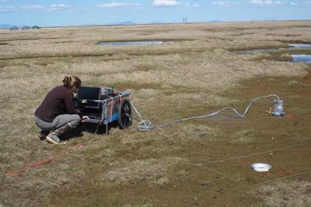 图20 阿拉斯加大学Welker教授课题组)利用G2508在阿拉斯加的Yukon-Kuskokwim三角洲做土壤通量测量